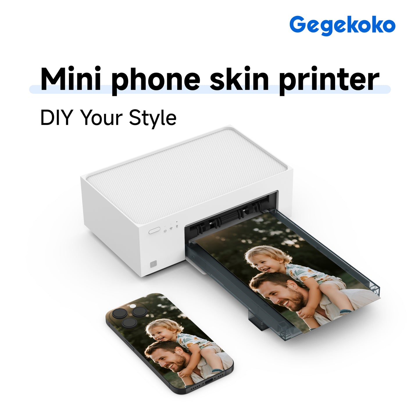 Gegekoko DHP511 On-Demand Phone Skin Printer | Instantly Create Custom Skins for Any Phone & Grow Your Business with Zero Inventory