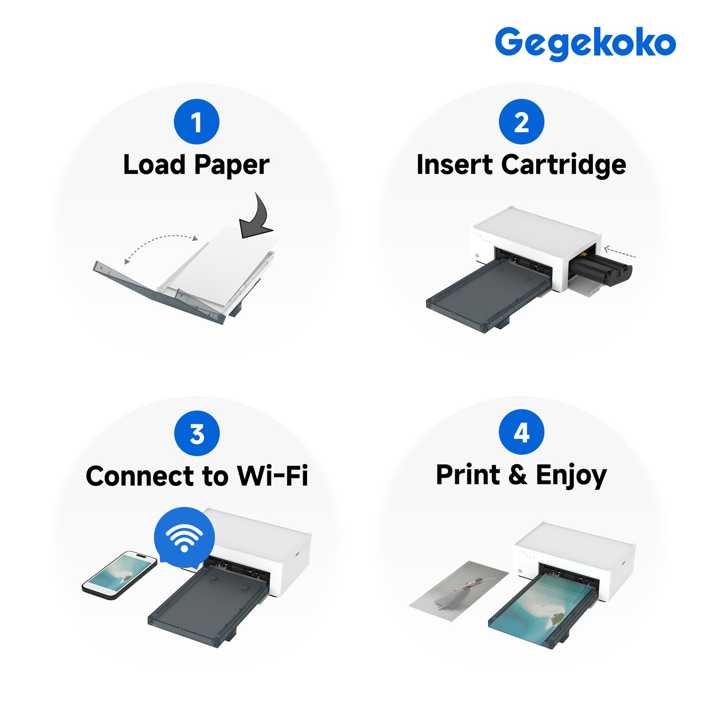 Gegekoko DHP511 On-Demand Phone Skin Printer | Instantly Create Custom Skins for Any Phone & Grow Your Business with Zero Inventory
