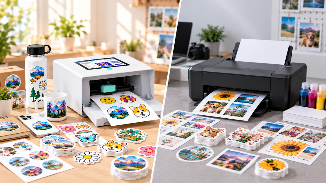 Dye-Sublimation vs. Inkjet for Sticker Printing